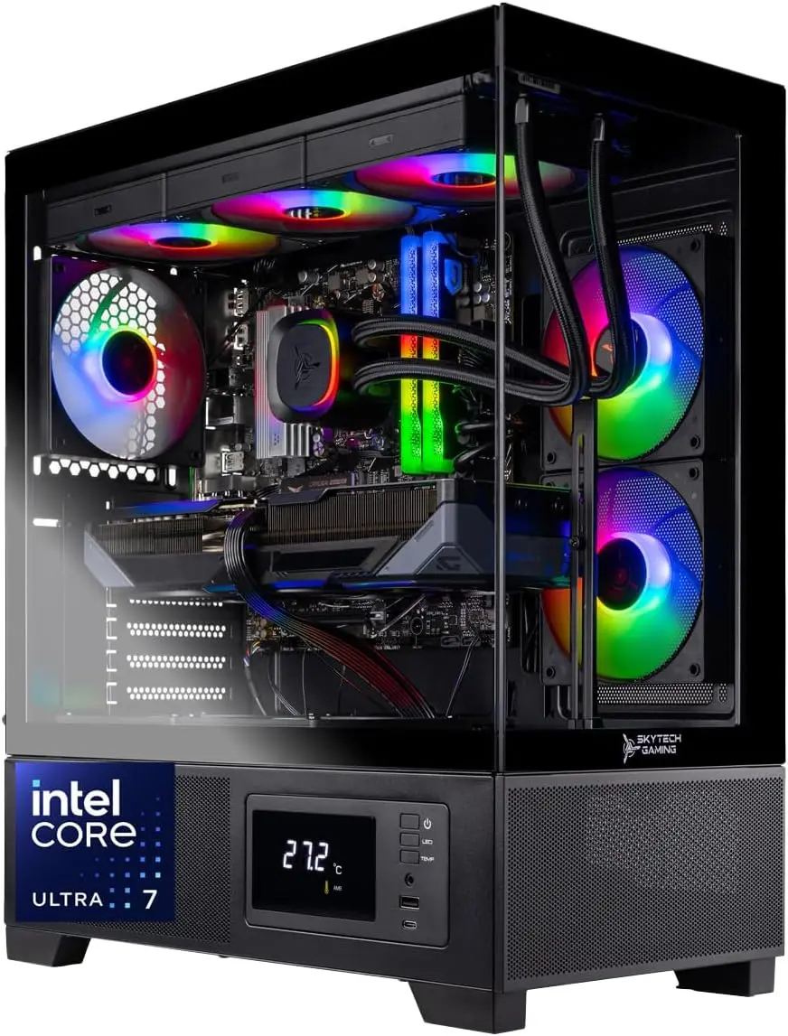 Pc Gaming Gaming - Skytech Gaming Azure 3 Plus Desktop