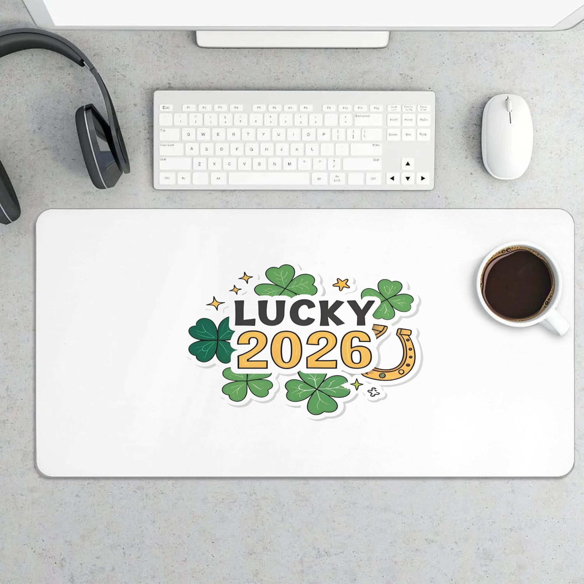 Pc Gaming Names - 2026 Lucky antislip muismat met aangepaste