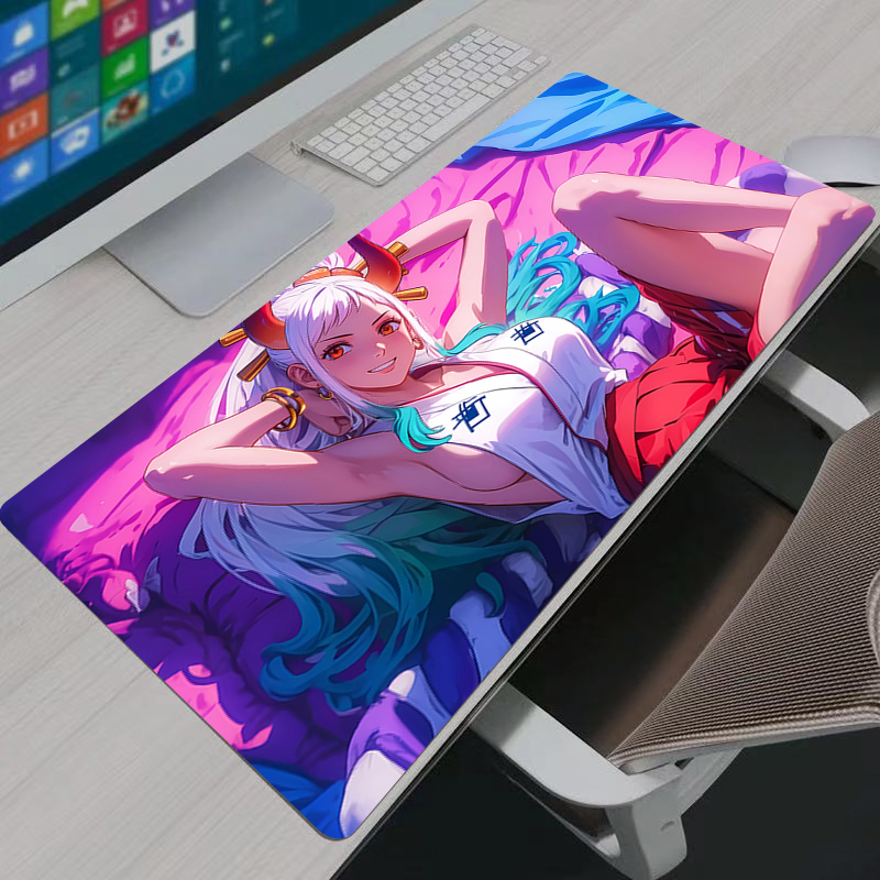 Pc Gaming Aesthetic - Een Stuk Yamato Muismat Notebook Xxl