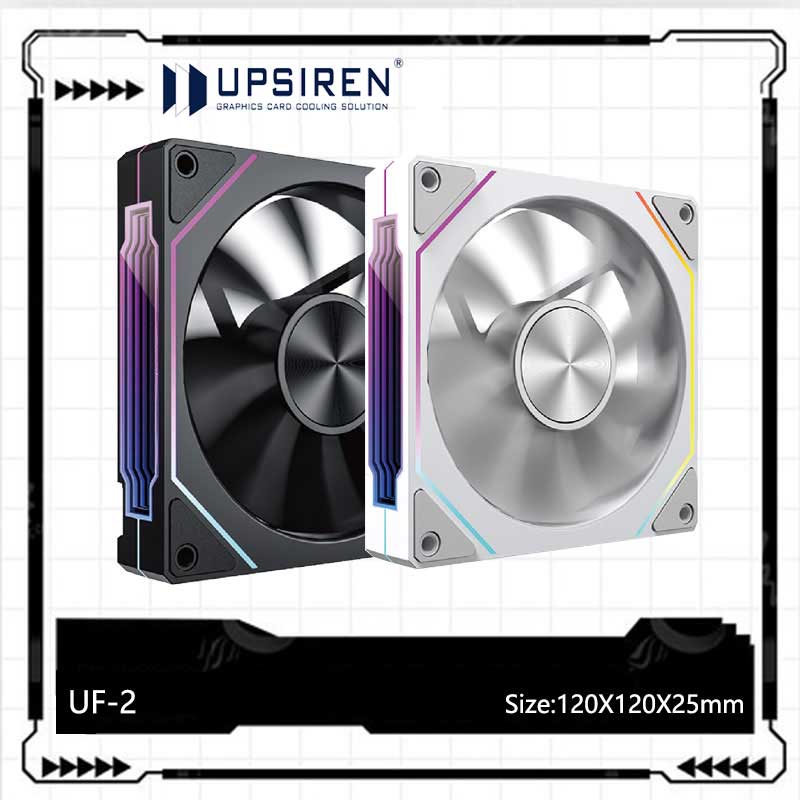 Argb Case Fan - Upsirene UF-2 Prisma 5 Pro Computer