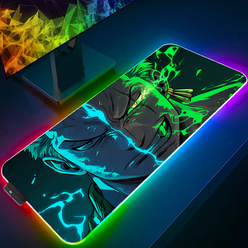 Pc Gaming Aesthetic - EEN STUK Zoro Muismat RGB Gaming