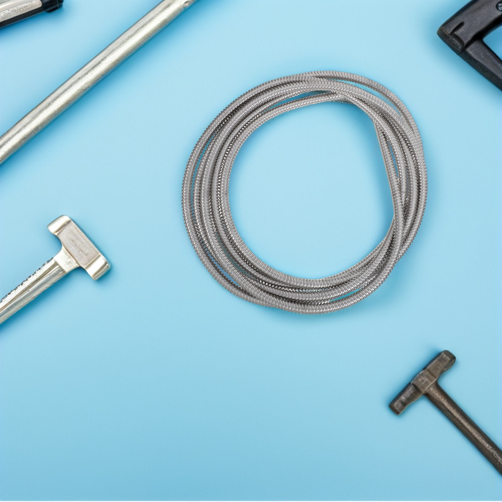 Cable Management Sleeve - 7 mm roestvrijstalen kabelbeschermingsmof, flexibele buis