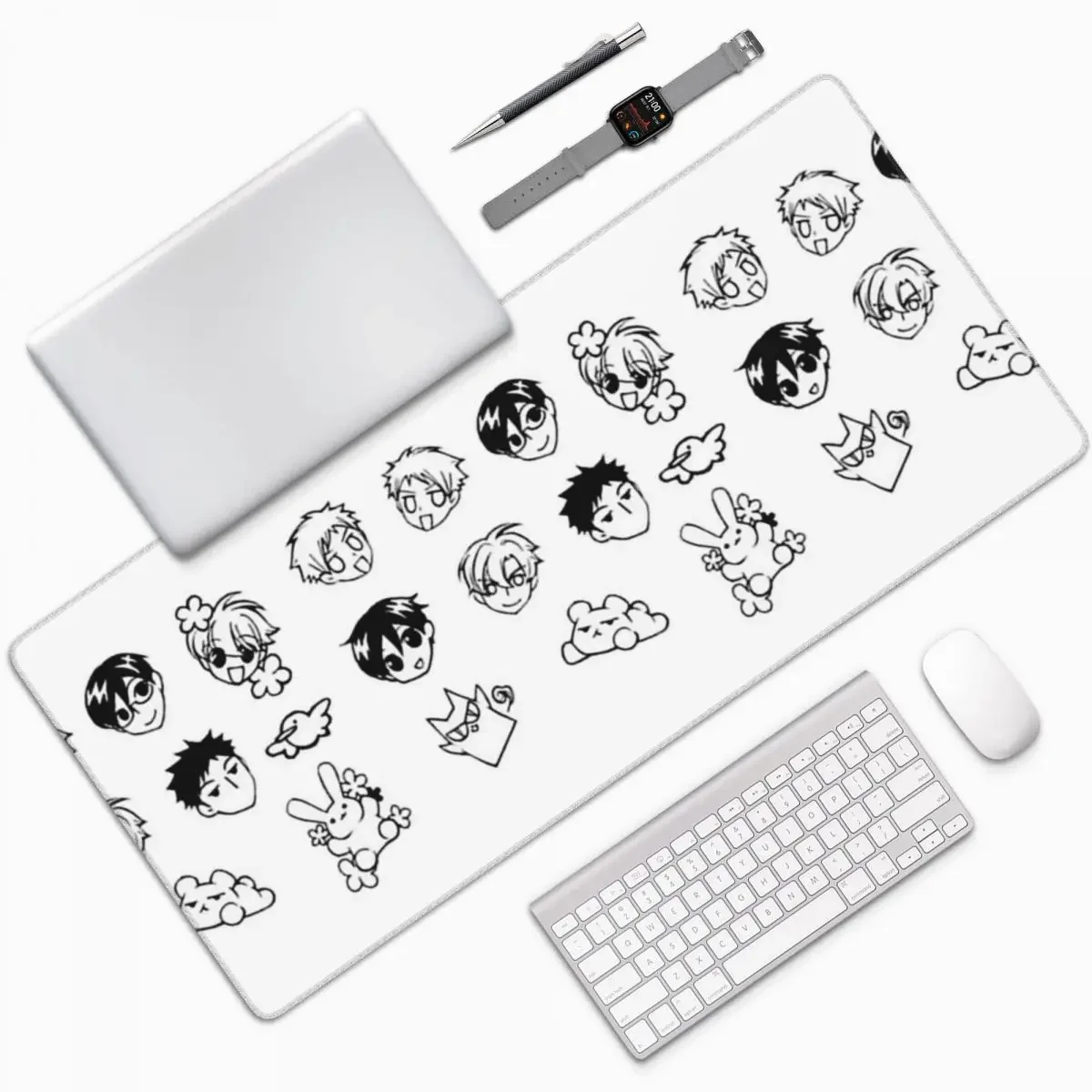 Pc Gaming Club - Ouran Host Club Doodles Grote muismat