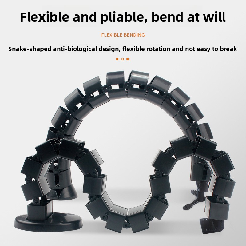 Cable Management Sleeve - Kabelgoot onder bureau, kabelmanagement, draadorganizer, kabeloplossing,