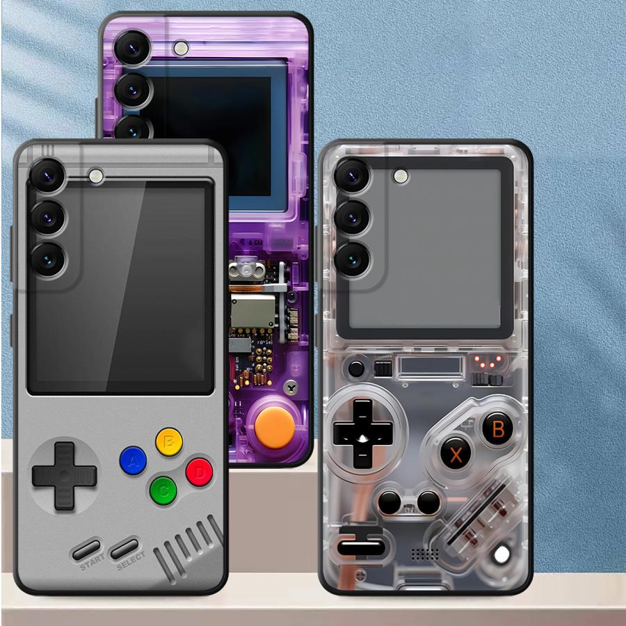 Pc Gaming Gaming - Paarse gaming console telefoonhoesje voor Samsung