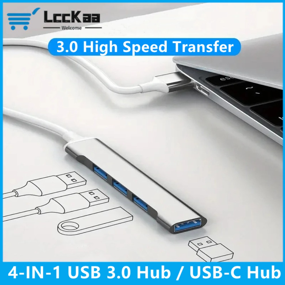 Usb Hub Gaming - Usb 3.0 Hub 4 In 1