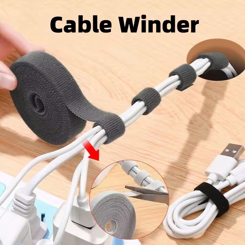 Cable Management Sleeve - Kabelorganizer, scheurbare kabelbeschermers, kabelmanagement voor telefoon,