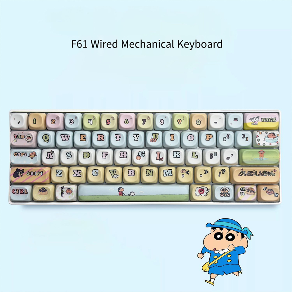 Japan Pc Gaming - Crayon Shin-Chan 61 Toetsen Mechanisch Toetsenbord