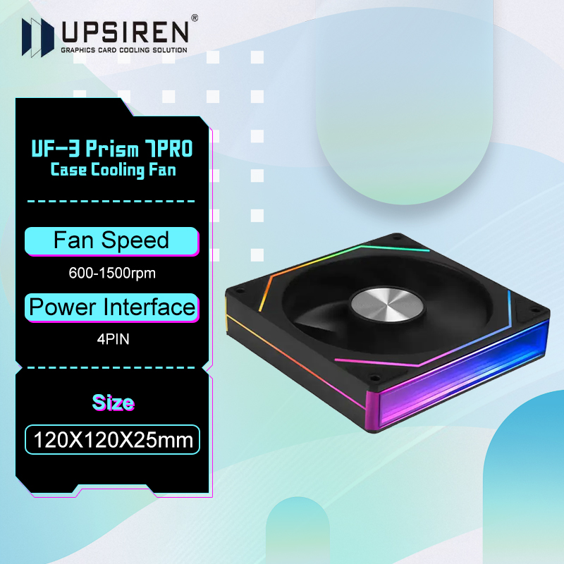 Argb Case Fan - Upsirene UF-3 Prisma 7pro 120Mm Behuizing