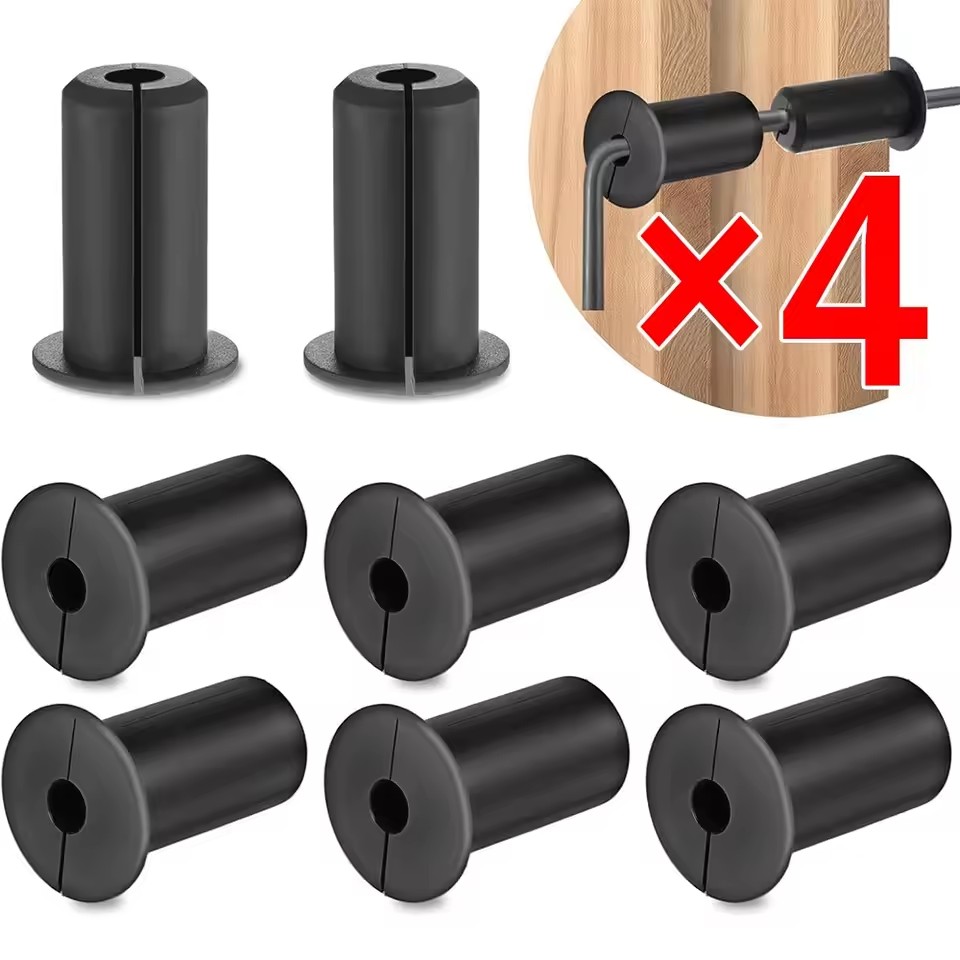 Cable Management Sleeve - 2-4 stuks siliconen kabelbeschermhoes routingkit voor
