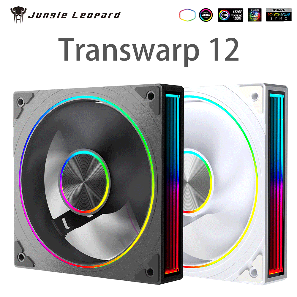 Argb Case Fan - Jungle Leopard Transwarp 12 Star Ring