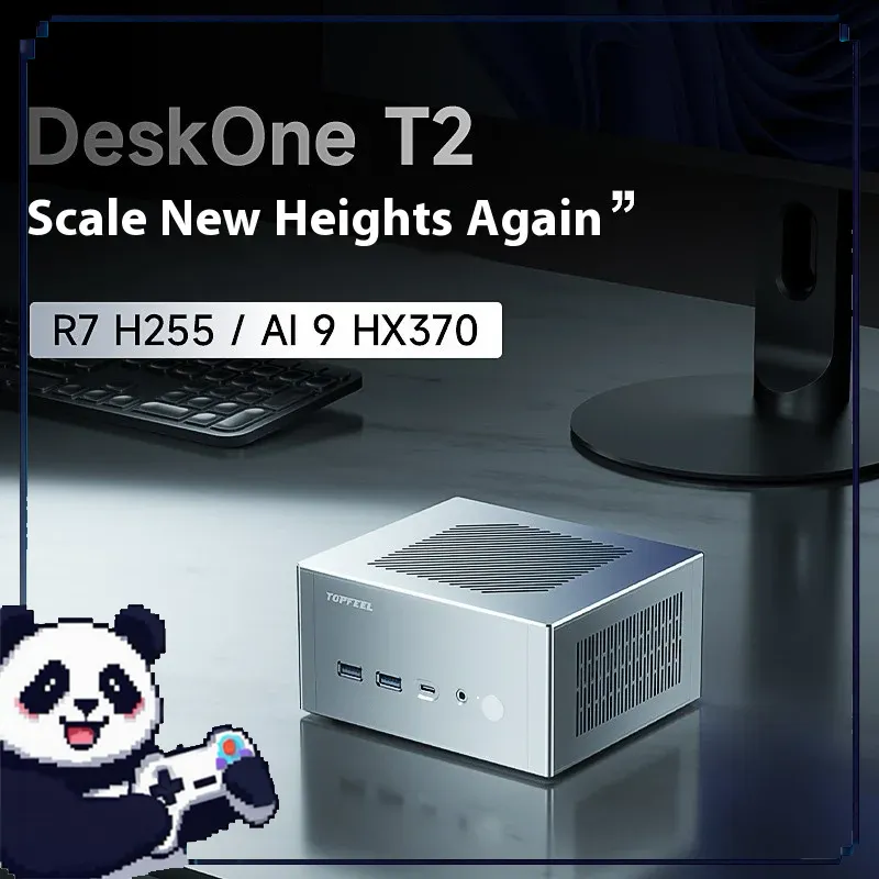 Pc Gaming New - Nieuwe Deskone T2 Volledig aluminium minicomputerhost