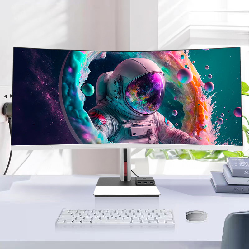Pc Gaming I7 - 34 Inch 4K Gebogen Scherm Desktop