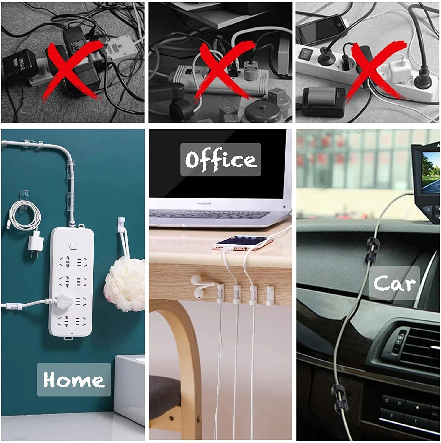 Kabelclips Organizer Drop Wire - Cable Management Sleeve recensie en prijs