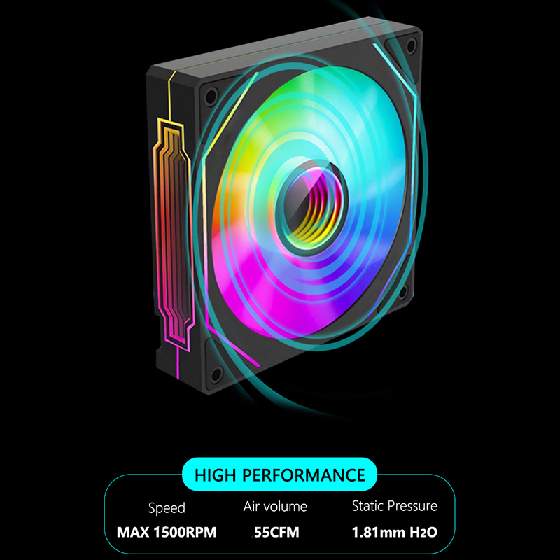 JUMPEAK MS120 120mm Case Fan 5 - Argb Case Fan recensie en prijs