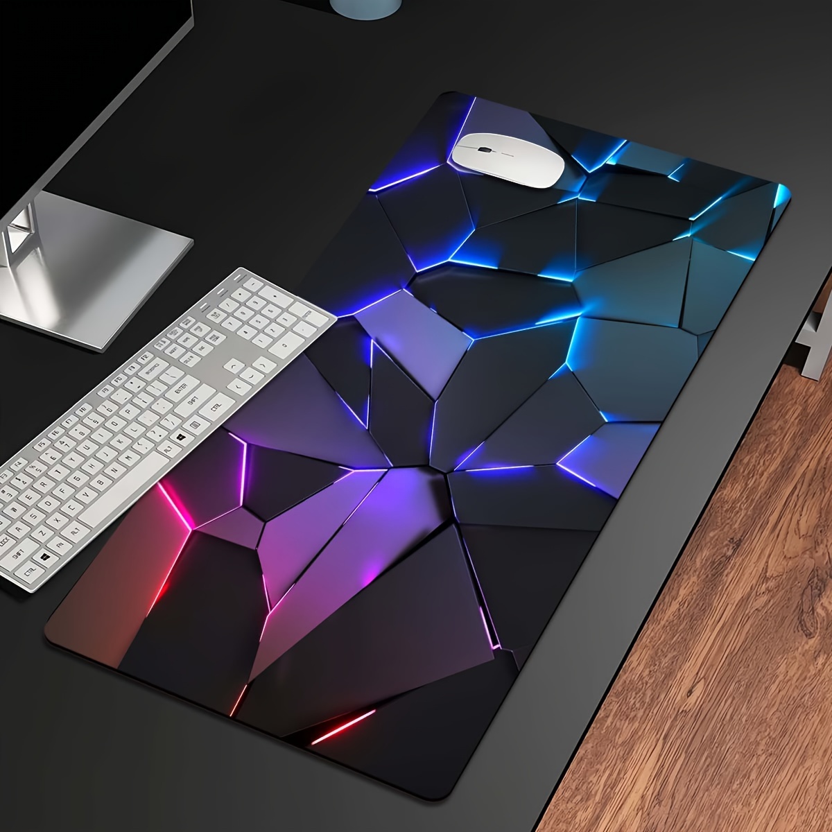 Line Geometry RGB muismat grot - Rgb Keyboard Wrist Rest recensie en prijs