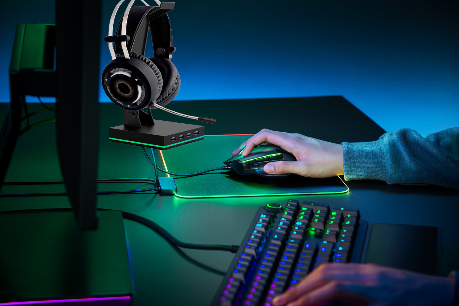 Hete Aanbieding RGB Gaming Sta - Usb Hub Gaming recensie en prijs