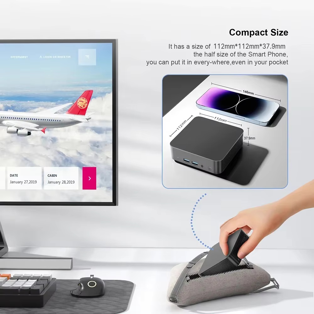 2026 Intel N150 Mini PC Draagb - Pc Gaming Aesthetic recensie en prijs