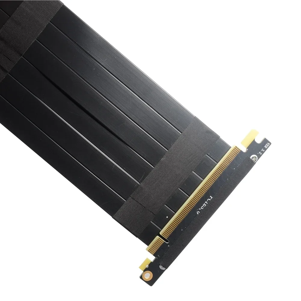 Zwart-witte dubbele reverse gr - Pcie Riser Cable recensie en prijs