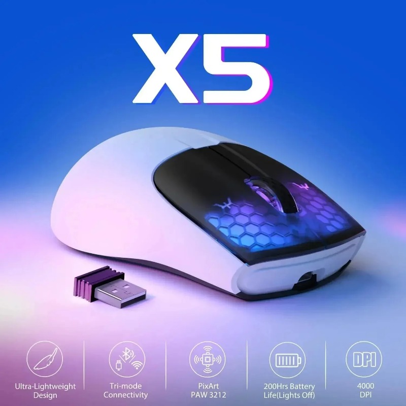 ATTACK SHARK X5 Draadloze Gami - Pc Gaming X3D recensie en prijs