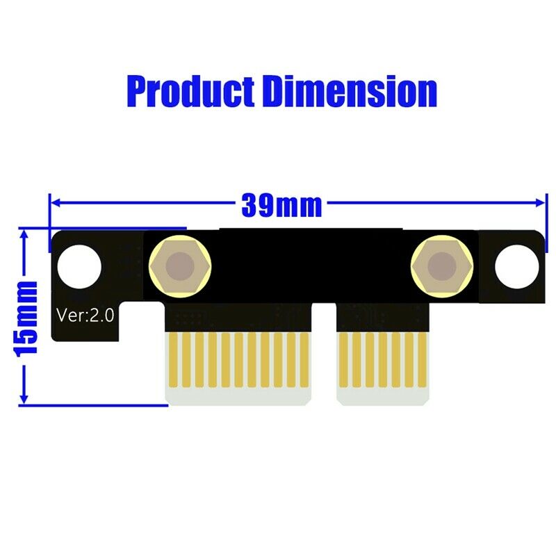 90 Graden Pci-E Pci Express 1X - Pcie Riser Cable recensie en prijs