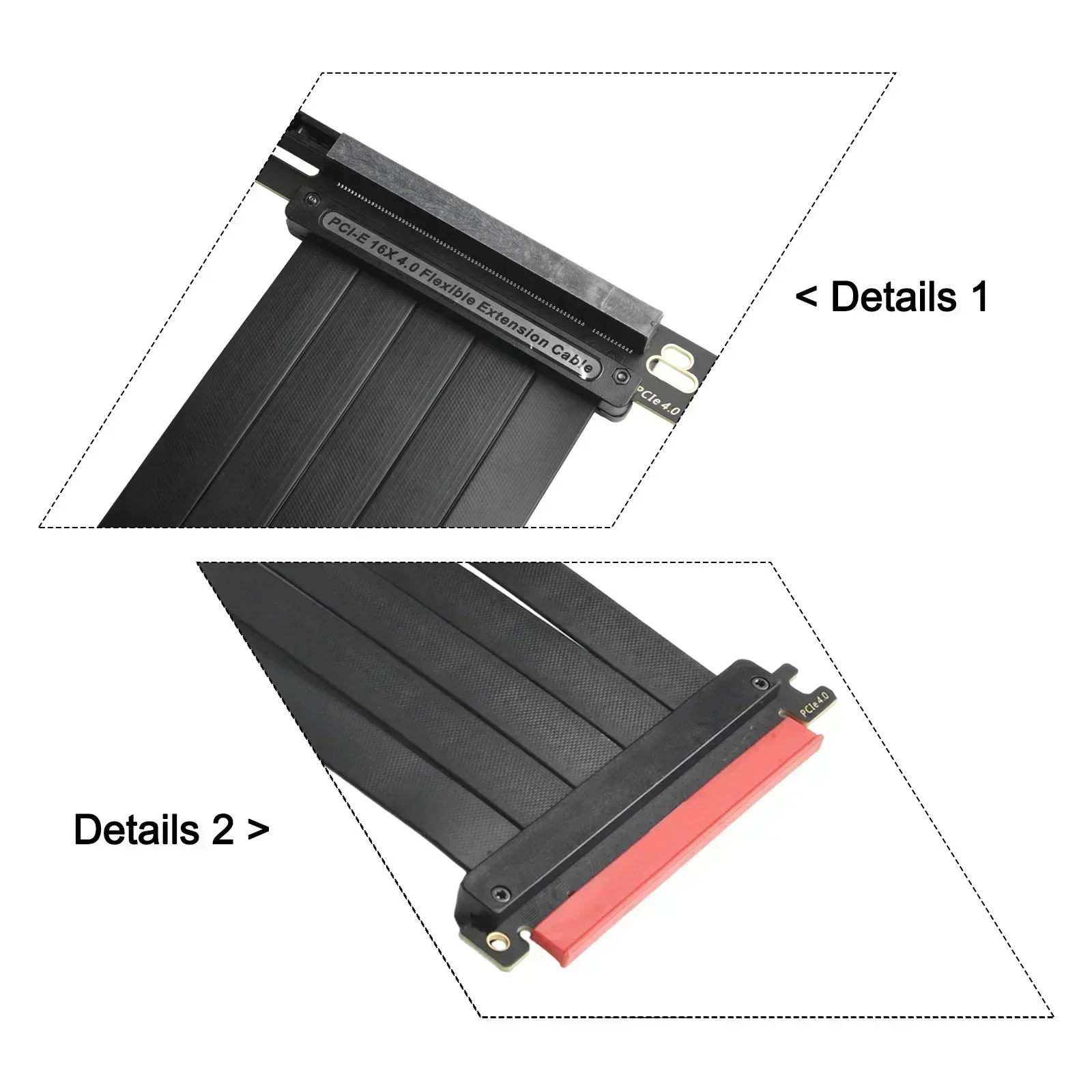 TEUCER PCI-E 4.0 X16 Riser-kab - Pcie Riser Cable recensie en prijs
