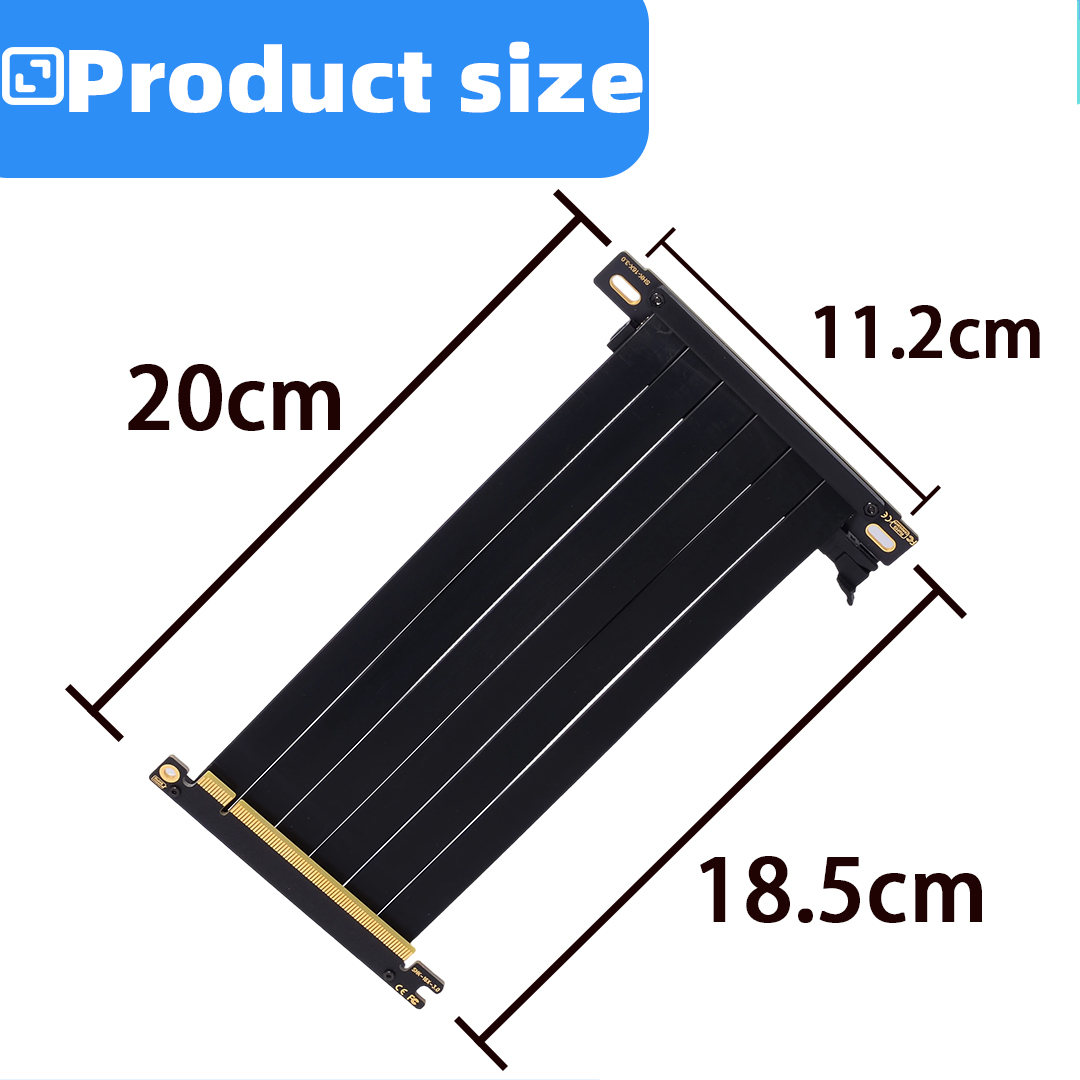 PCIE 3.0 X16 Riser Kabel Dubbe - Pcie Riser Cable recensie en prijs