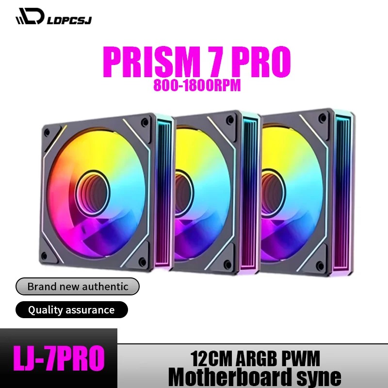 LDPCSJ Prism 7 PRO ARGB PC Cas - Argb Case Fan recensie en prijs