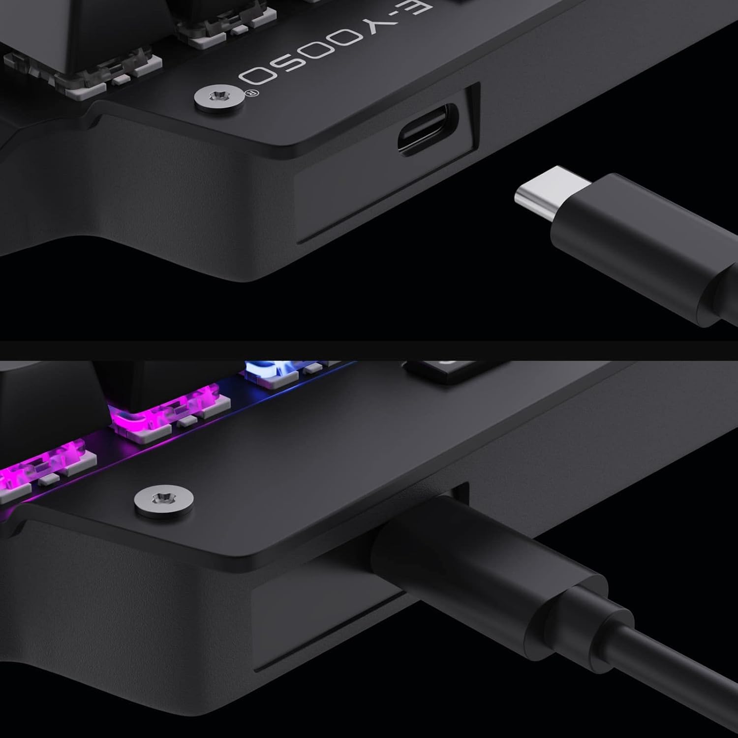 HUO JI Mechanisch gamingtoetse - Rgb Keyboard Wrist Rest recensie en prijs