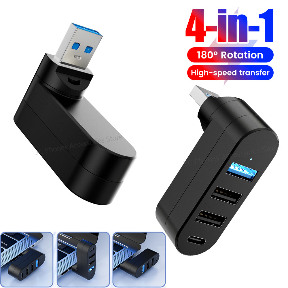 Draaibare USB HUB USB3.0 2.0 T - Usb Hub Gaming recensie en prijs