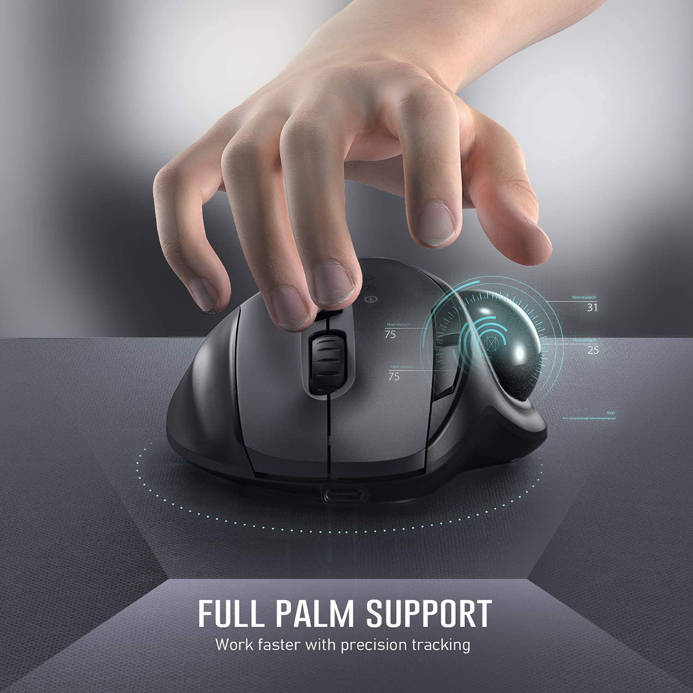Jomaa Trackball Muis Bluetooth - Pc Gaming X3D recensie en prijs