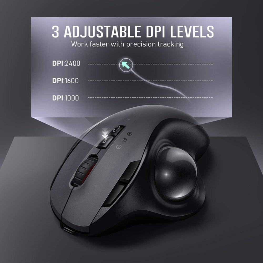 Jomaa Trackball Muis Bluetooth - Pc Gaming X3D recensie en prijs