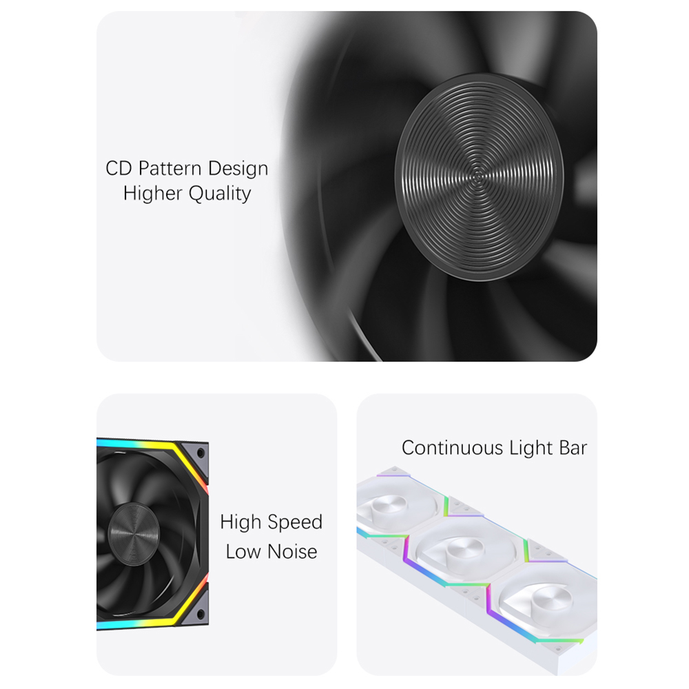 120mm ARGB Fan Infinity Spiege - Argb Case Fan recensie en prijs