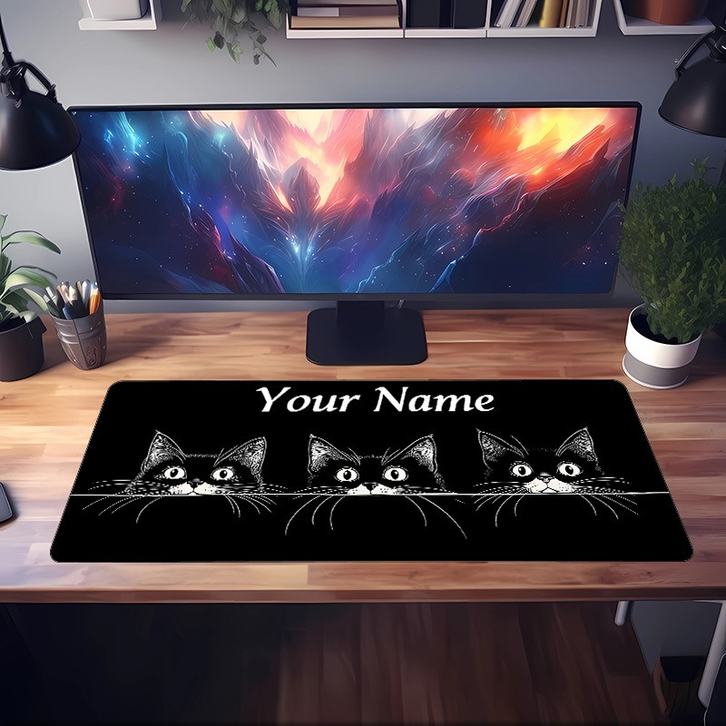 Leuke 3 zwarte katten op maat  - Pc Gaming Names recensie en prijs