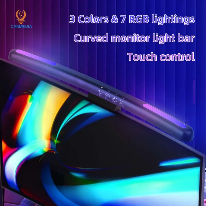 Gebogen Led Monitor Lichtbalk  - Pc Gaming Laptop recensie en prijs