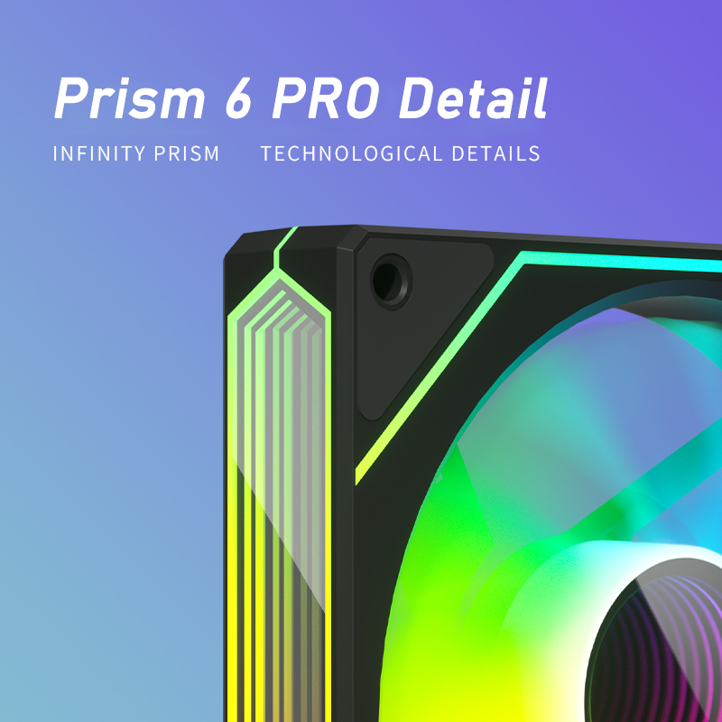 ZEZZIO PRISM 6 PRO 120mm ARGB  - Argb Case Fan recensie en prijs